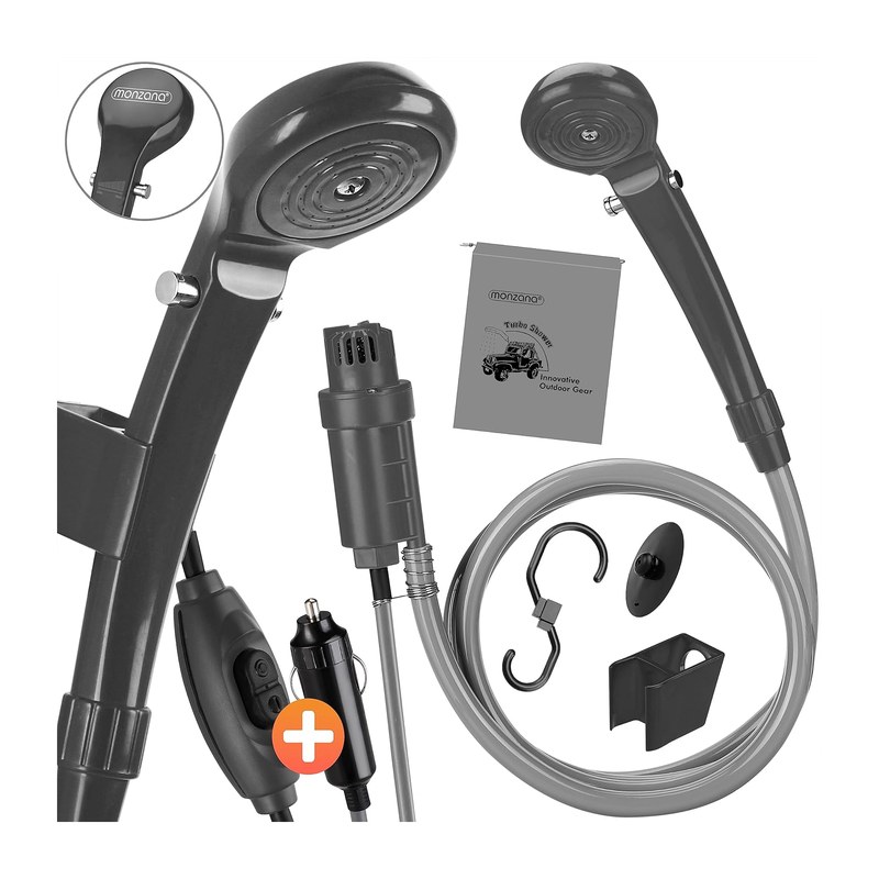 Monzana Ducha de Camping Portátil 12V